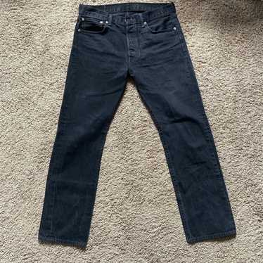 Levi's Levi’s 501 Black Denim Jeans - image 1