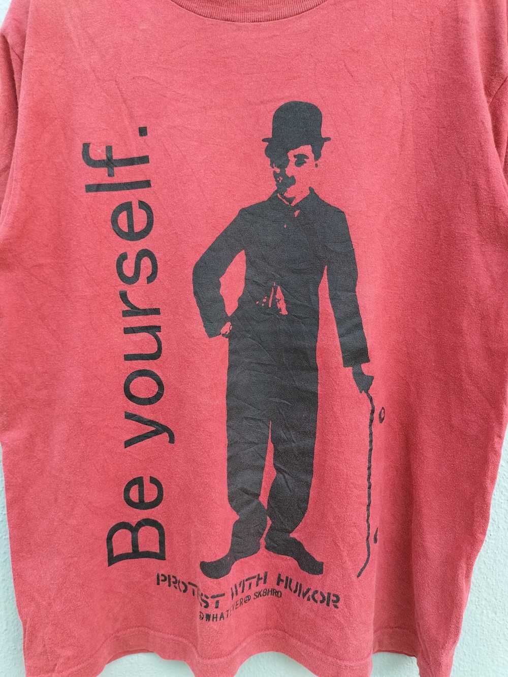 Vintage Charlie Chaplin Comedian Tshirt - image 2