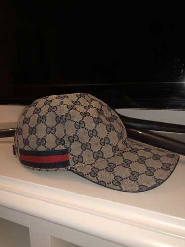 Gucci Gucci blue canvas cap