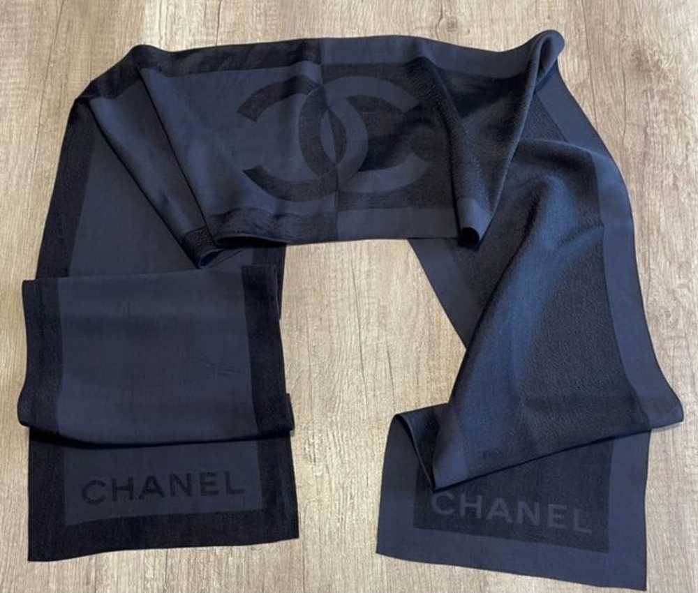 Chanel Chanel black neckerchief - image 6