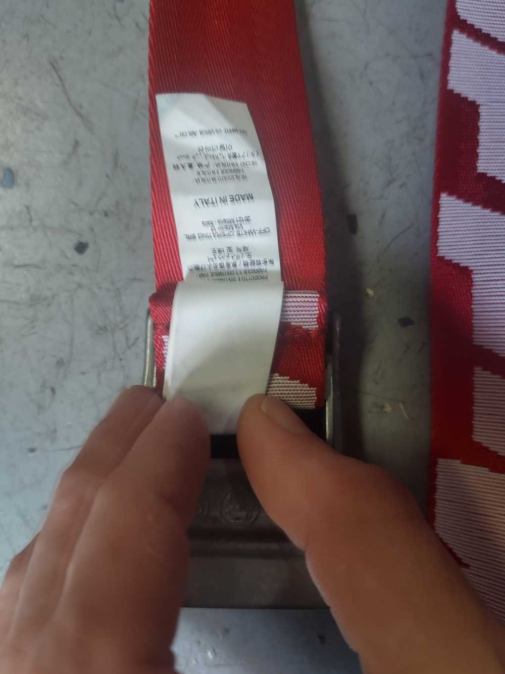 Off-White OFF-WHITE 2.0 Industrial Belt Red/White - image 8