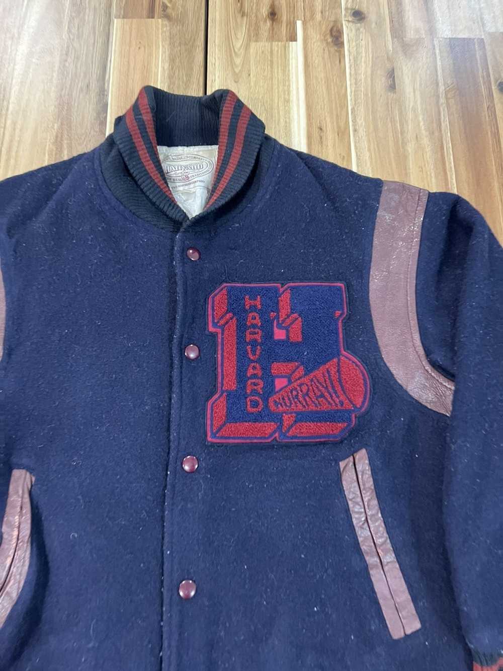 Harvard × Oldvarsity/Stadium × Varsity Jacket Vin… - image 2