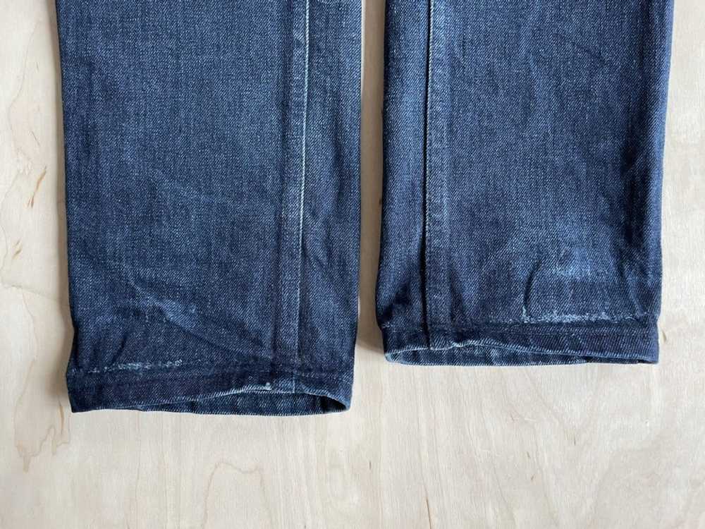 Gustin Slim Selvedge Denim Jeans Raw Indigo - image 5