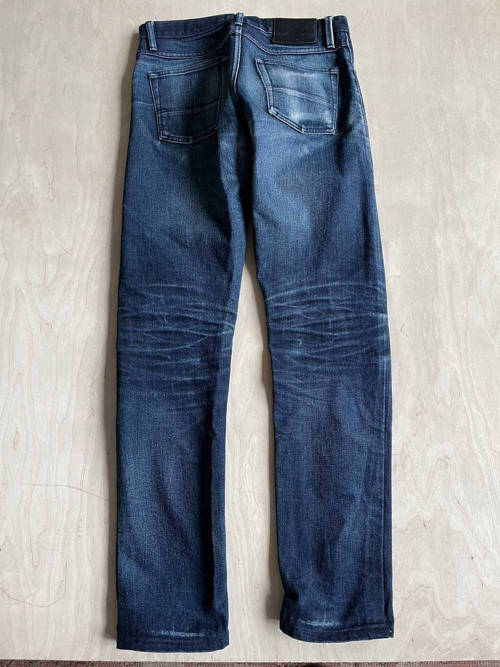Gustin Slim Selvedge Denim Jeans Raw Indigo - image 7