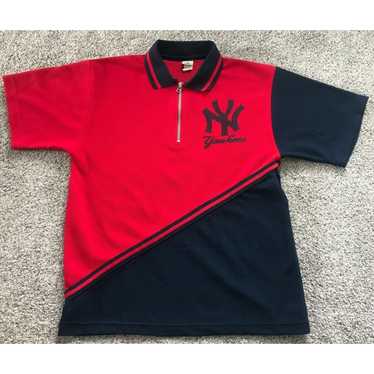 Vintage 1980's Adidas New York Yankees Jersey Cut And Sewn Clean Made In  USA
