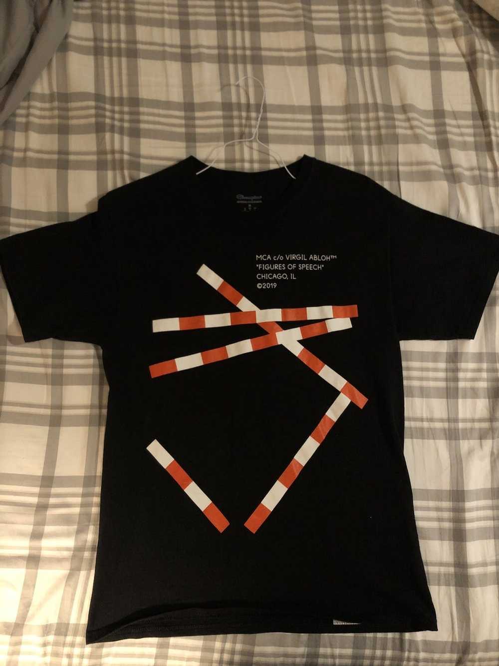 Virgil Abloh MCA Figures of Speech Tape Tee - image 1