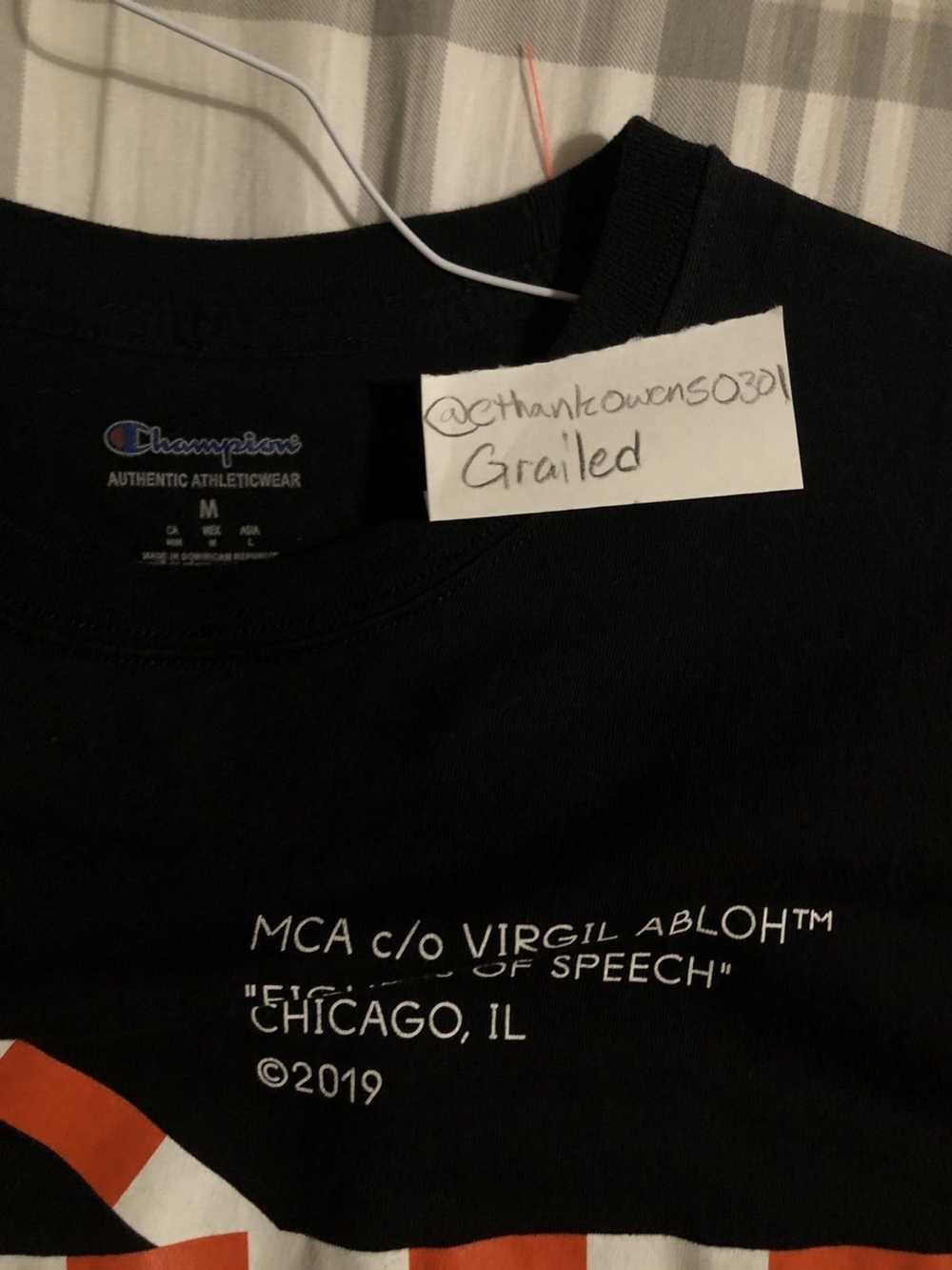 Virgil Abloh MCA Figures of Speech Tape Tee - image 5