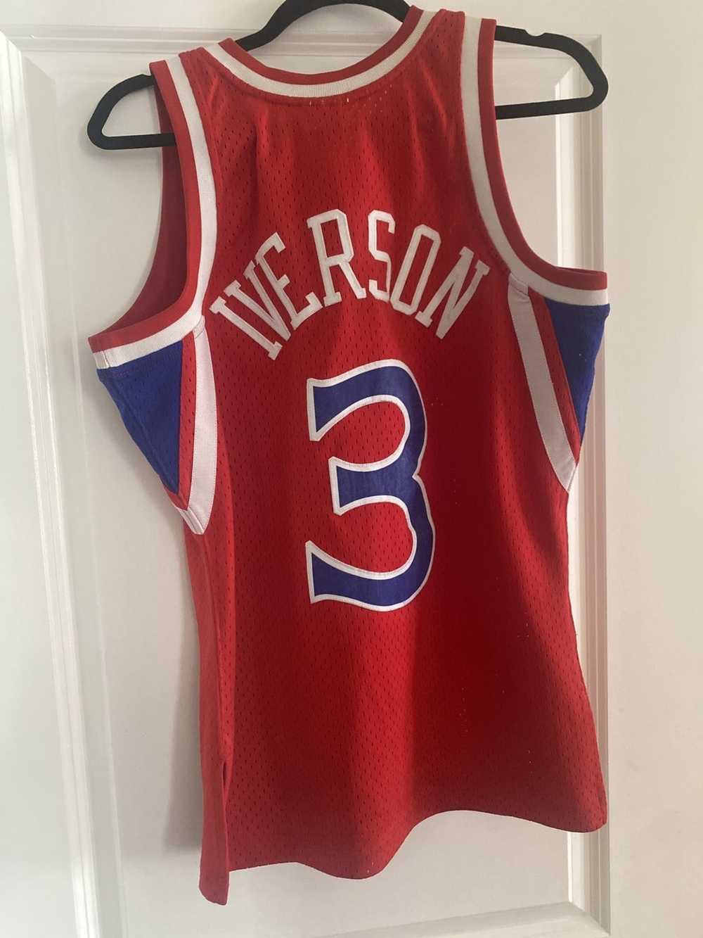 Mitchell & Ness Rookie Allen Iverson Sixers Jersey - image 2