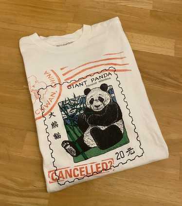 Vintage Vintage 1990s Giant Panda Cute Stamp Shirt