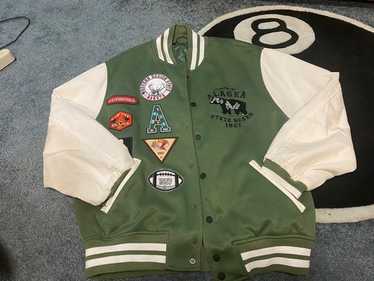 【UNKNOWN LONDON】LOGO VARSITY JACKET Unknown london varsity jacket - Gem