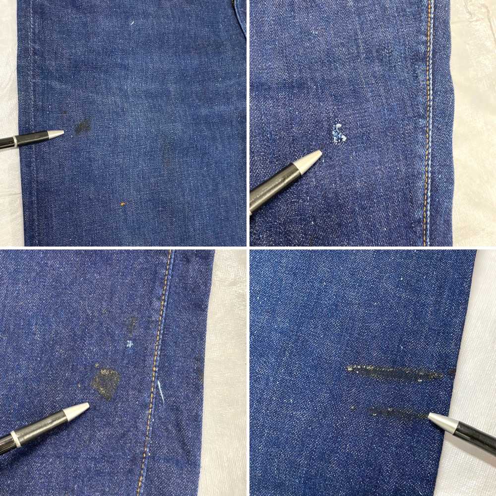 1940s 1950s Levi’s big E 701XX indigo blue jeans … - image 7