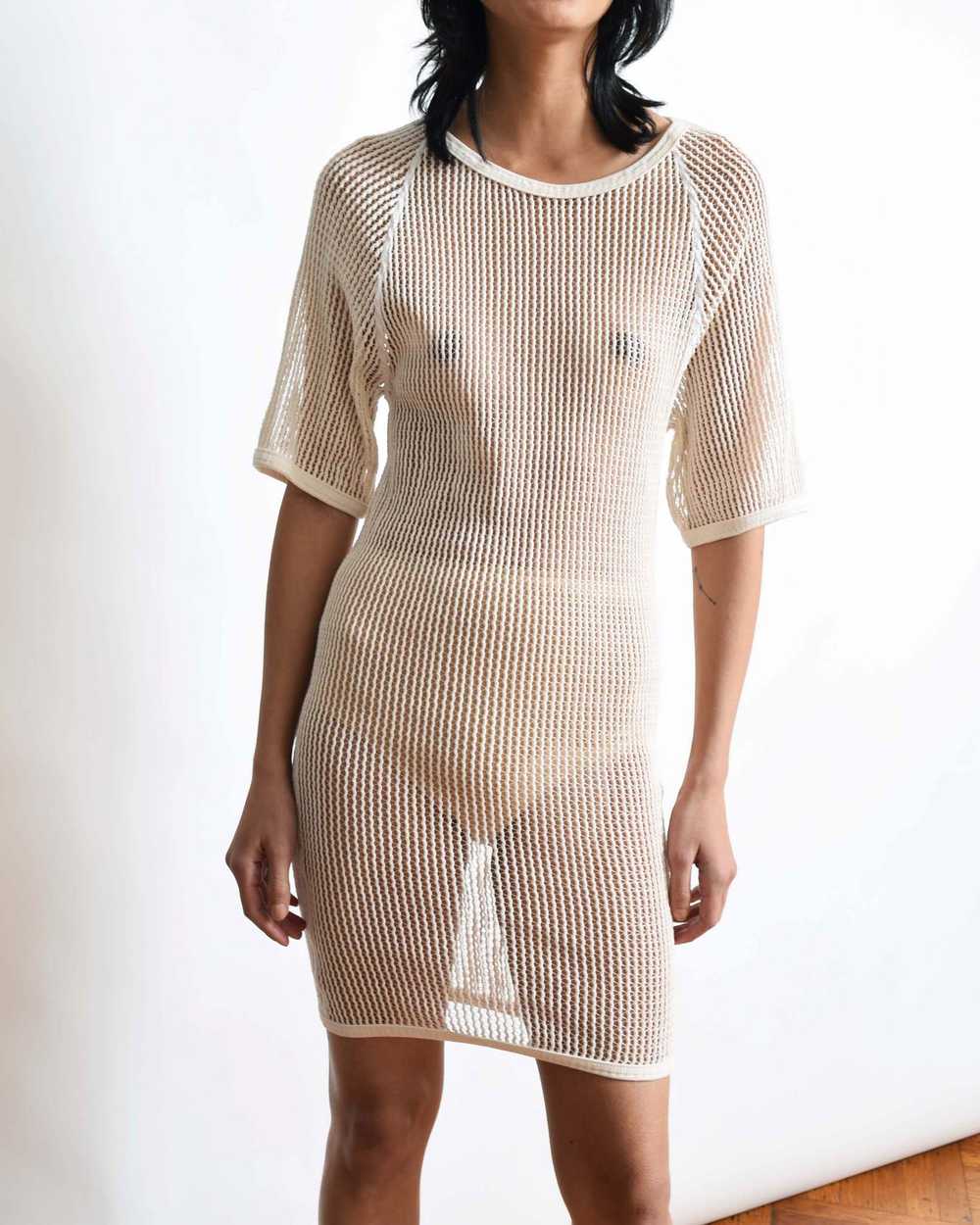 Vintage Cotton Net Dress - image 8