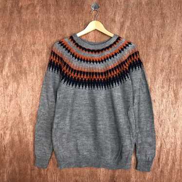 Aran Isles Knitwear × Art × Coloured Cable Knit S… - image 1