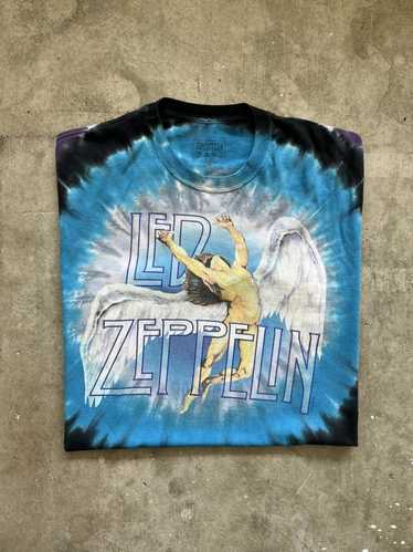 LED Zeppelin Ramble on Tie Dye T-Shirt LG