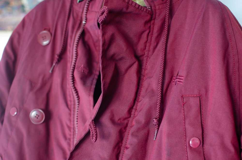 Alpha Industries Alpha Industries N3B Burgundy Ma… - image 4