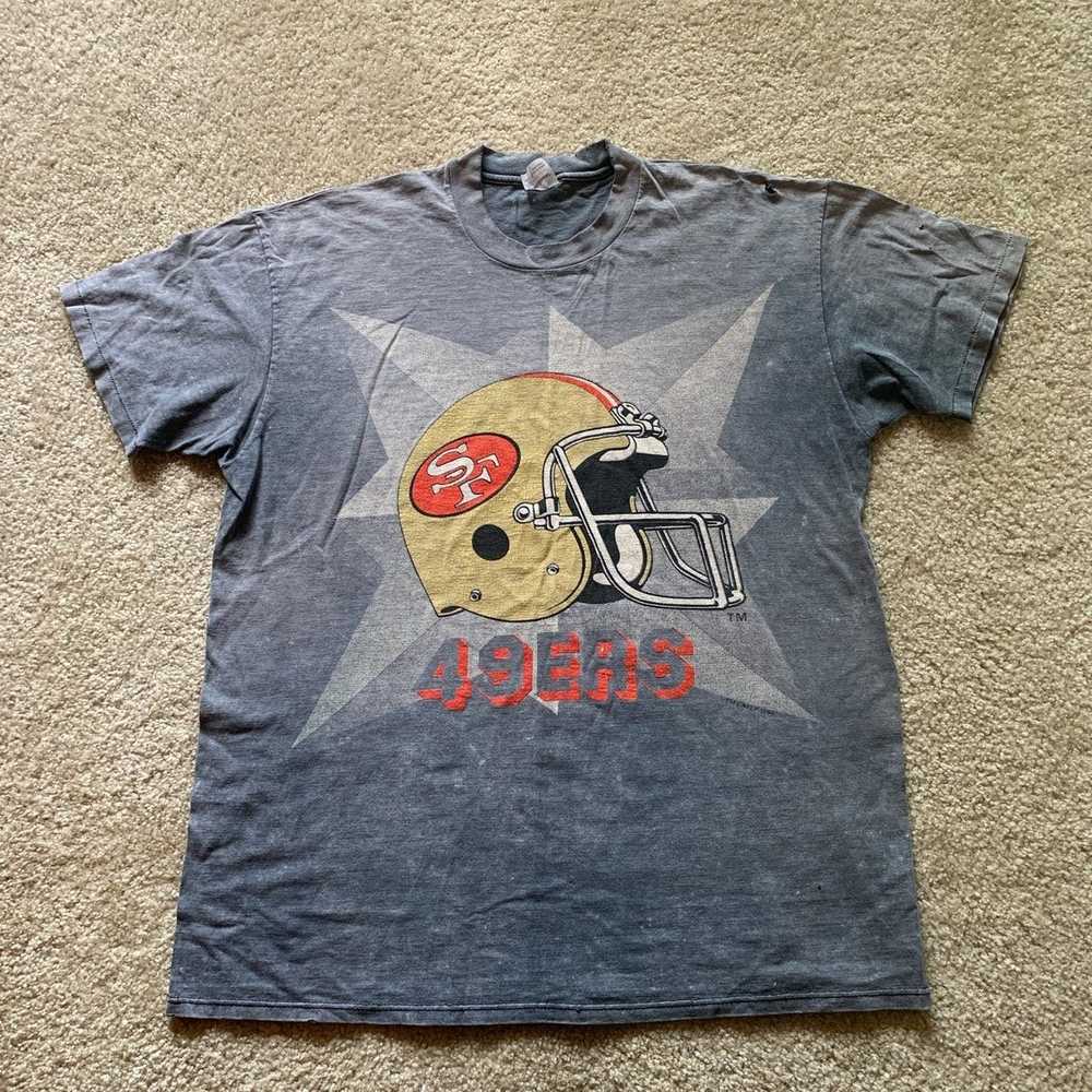 Men's Mitchell & Ness Ronnie Lott San Francisco 49ers Black Player Graphics T-Shirt