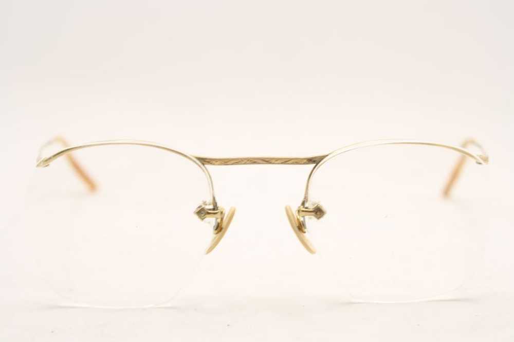 Antique Eyeglasses Semi Rimless AO 42-22 - image 1