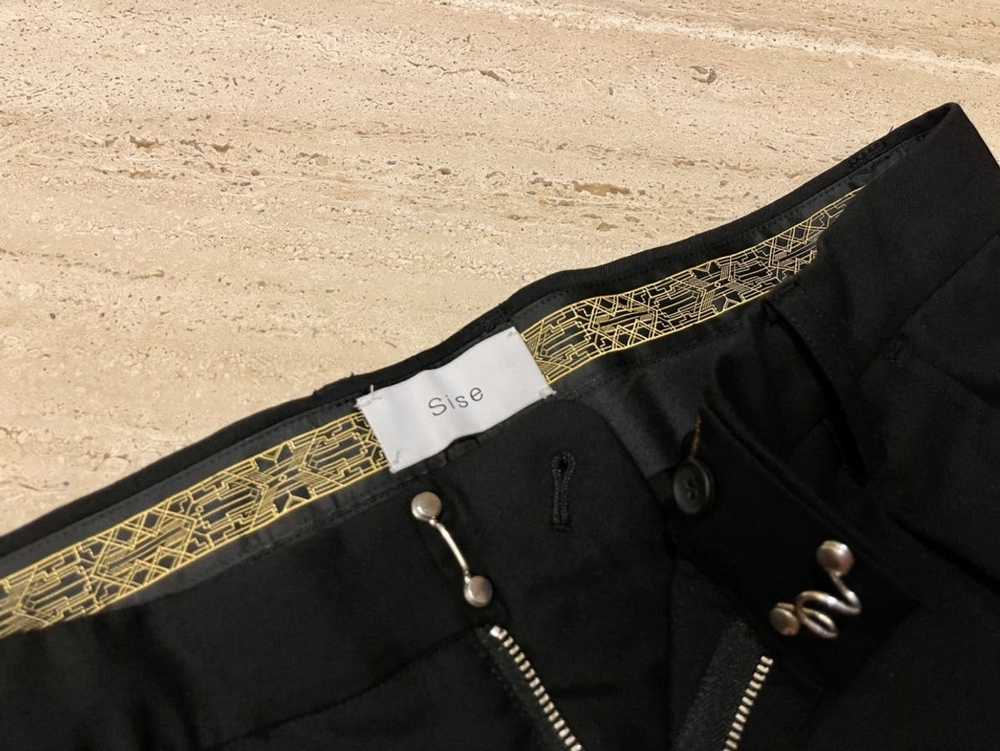 Sise Gold embroidered suit pants - image 3
