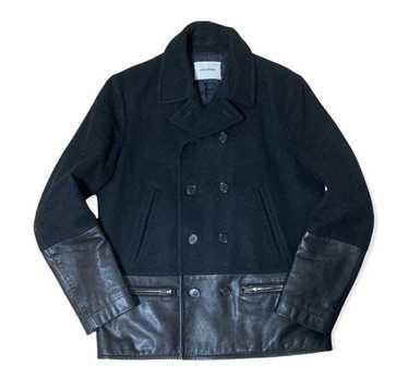 Undercover FW11 Hybrid Cowhide Leather Wool Pea C… - image 1