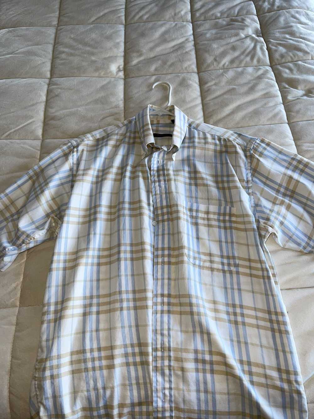 Burberry Burberry short sleeve button up - image 1