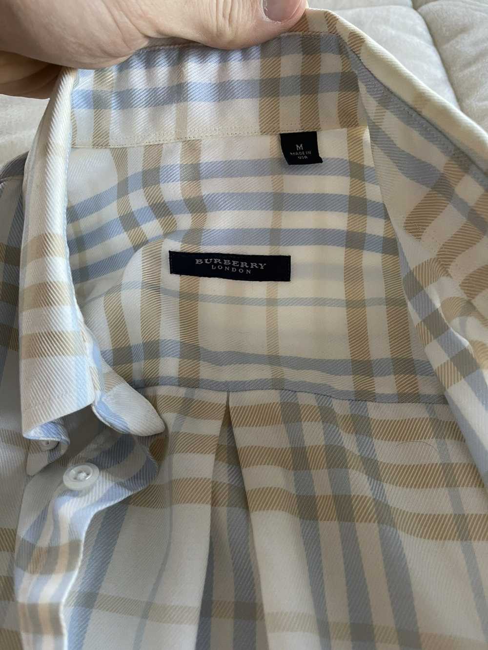 Burberry Burberry short sleeve button up - image 2