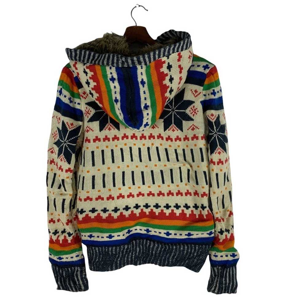 Coloured Cable Knit Sweater × Native × Navajo Vin… - image 6