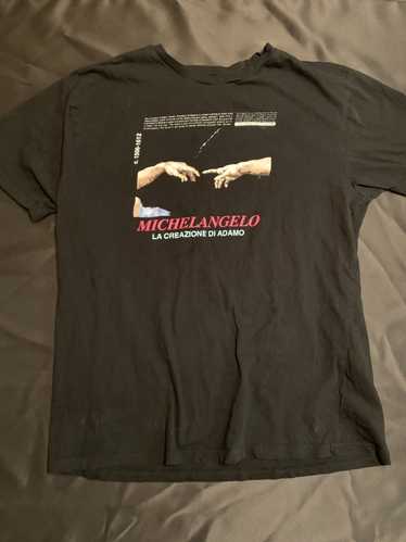 Vintage Michelangelo creation of Adam shirt