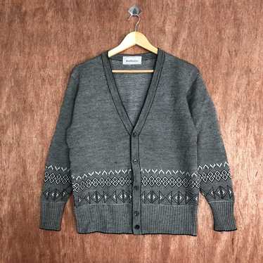 Cardigan × Handknit × Japanese Brand Steal⚡Vintag… - image 1