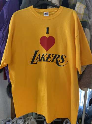 L.A. Lakers × NBA × Vintage VTG 90s I Love Lakers 