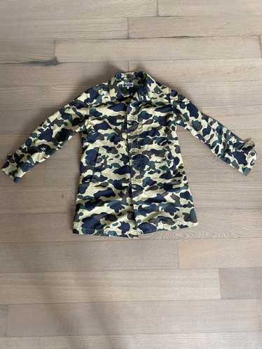 Bape BAPE 1st Camo Rain Trench Coat Green Size L