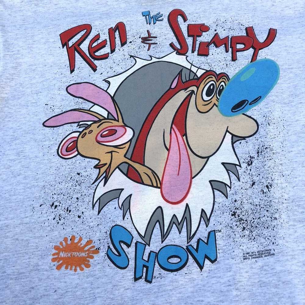 Nickelodeon × Vintage Vintage 1991 ren and stimpy - image 2