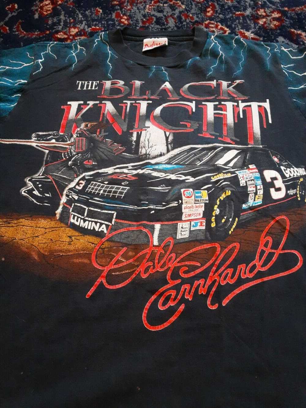 Dale Earnhardt The Black Knight AOP Double Graphi… - image 1