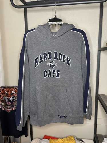 Vintage 00s Brown Hard Rock Cafe New York Zip-Through Hoodie - Medium  Cotton– Domno Vintage