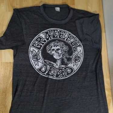 Grateful Dead Bertha Wheel & Roses LS Ring Spun Cotton Long-Sleeve T-S –  RockMerch