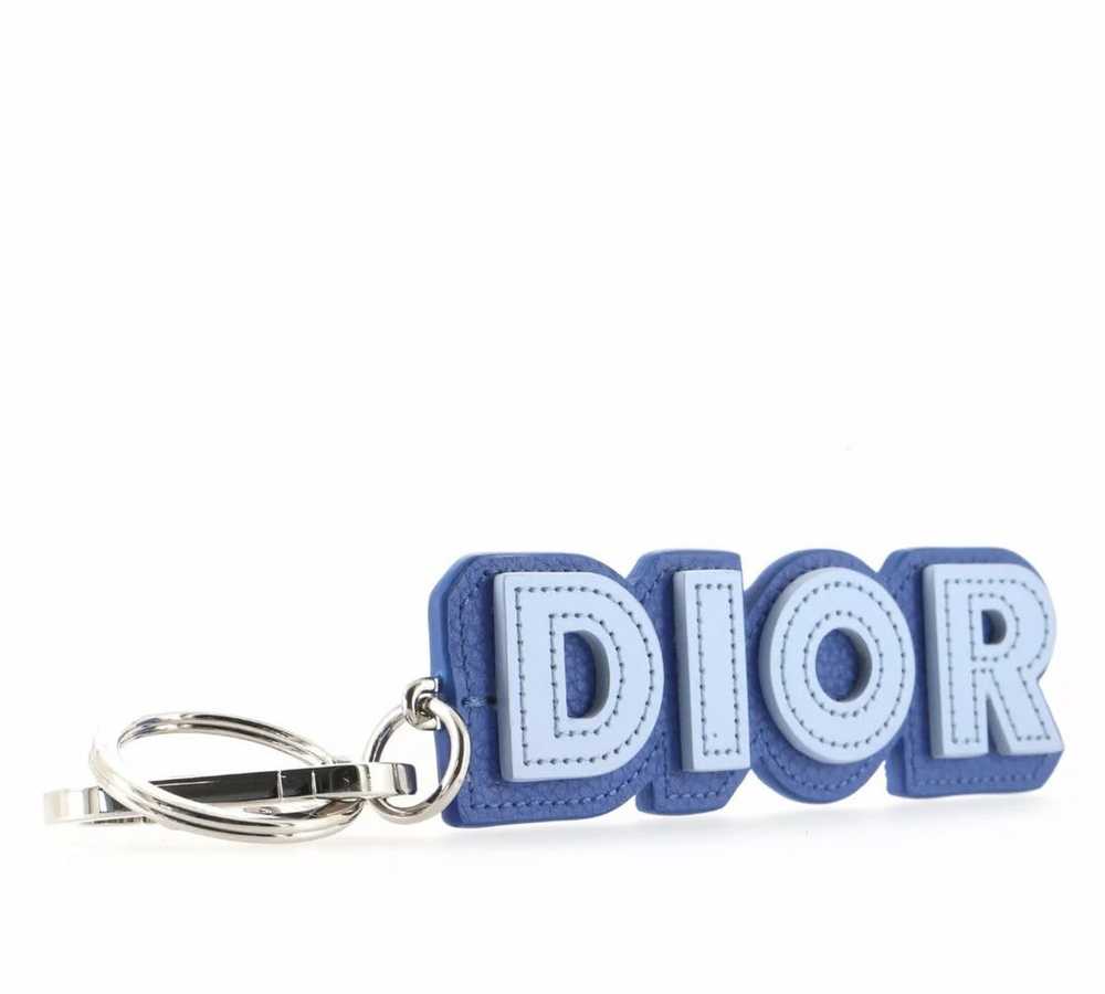 Dior Dior Blue Logo Keychain - image 3