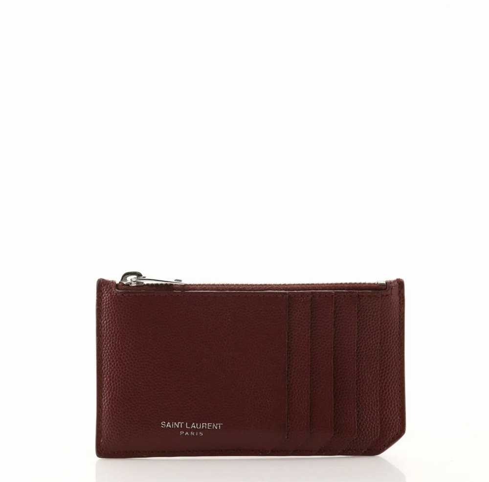 Saint Laurent Paris Saint Laurent Red Wallet - image 1