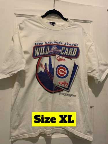 Vintage 1998 Chicago Cubs playoff shirt