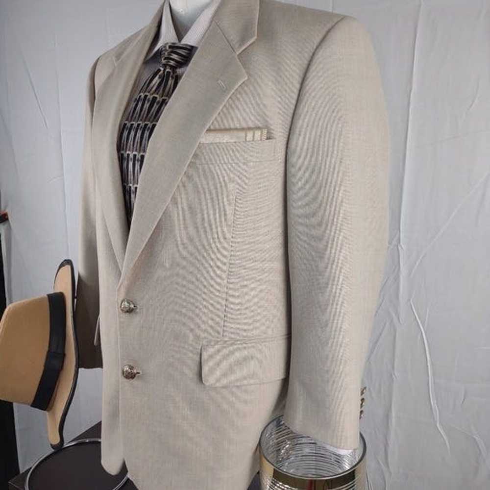 Other Robert Kent tan wool men blazer sports coat… - image 10