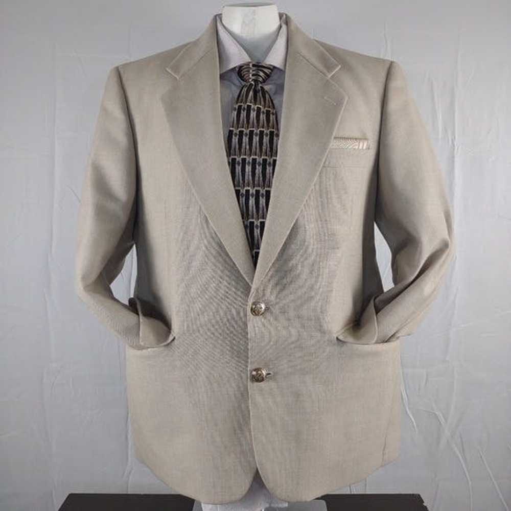 Other Robert Kent tan wool men blazer sports coat… - image 11