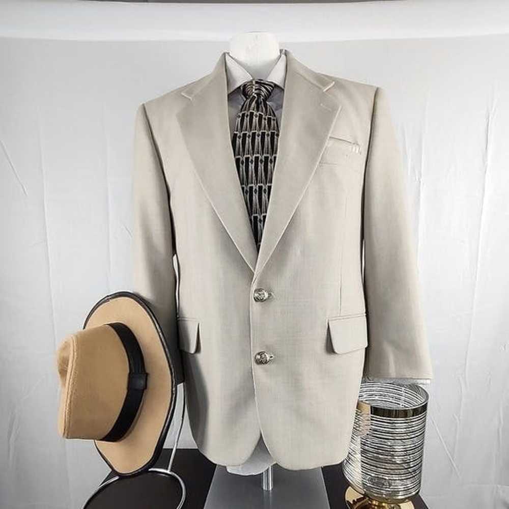 Other Robert Kent tan wool men blazer sports coat… - image 1