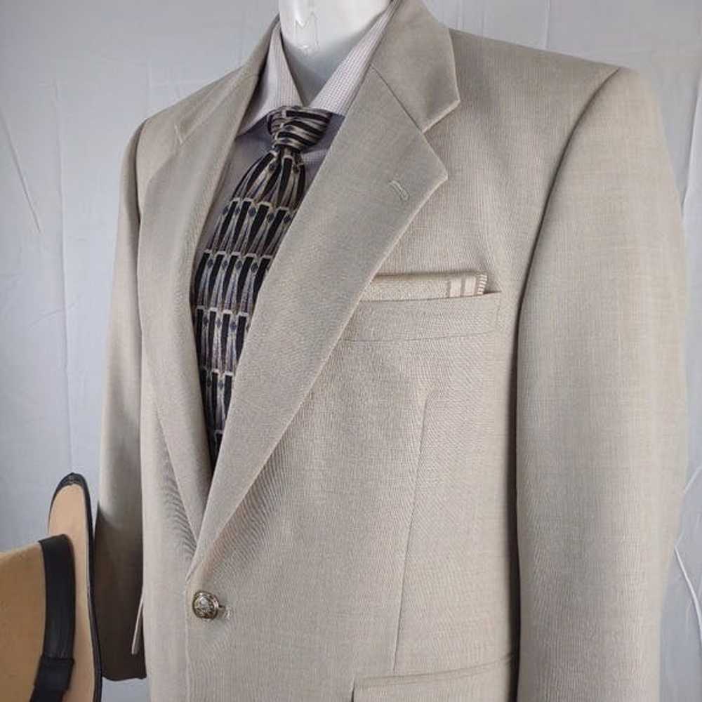 Other Robert Kent tan wool men blazer sports coat… - image 3