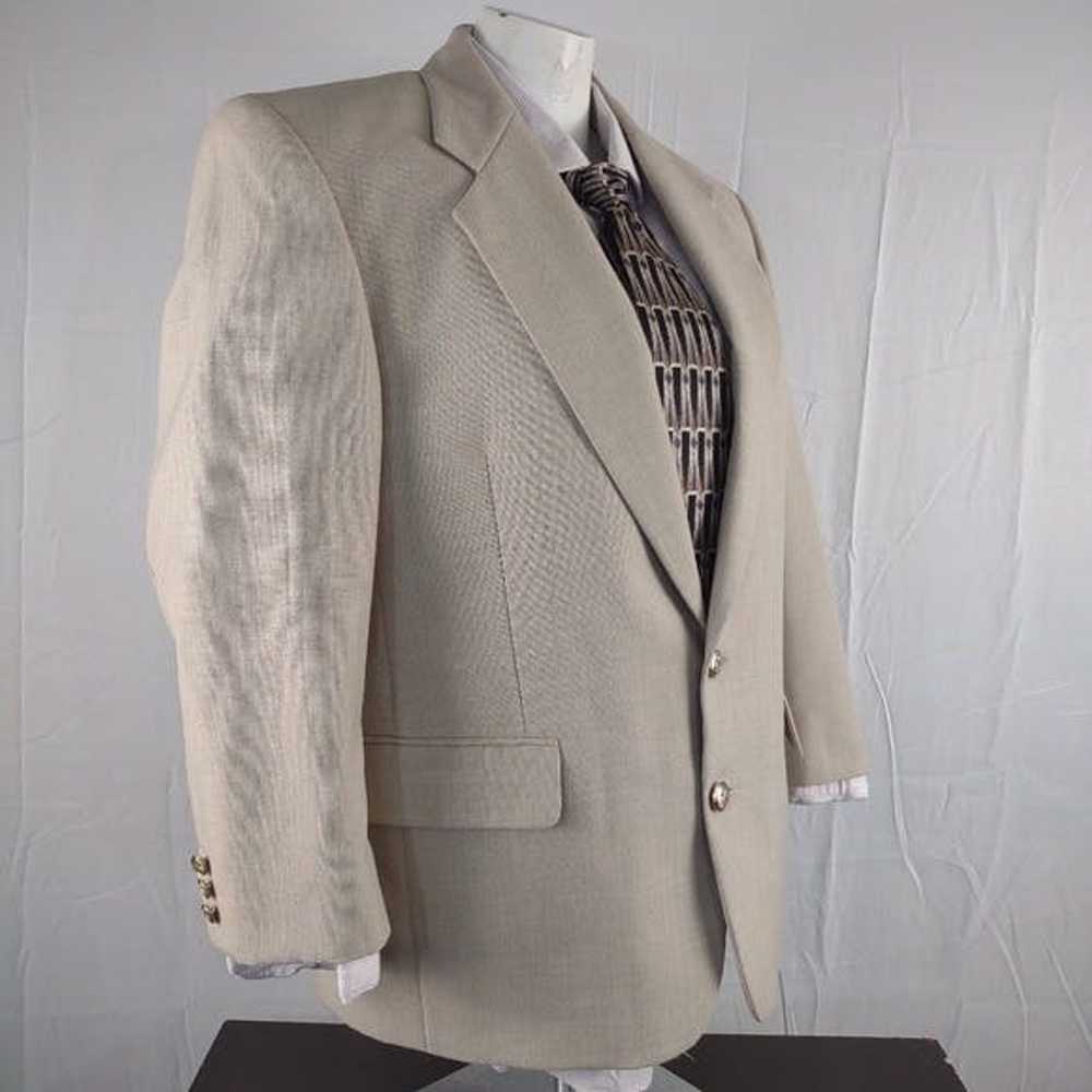 Other Robert Kent tan wool men blazer sports coat… - image 8