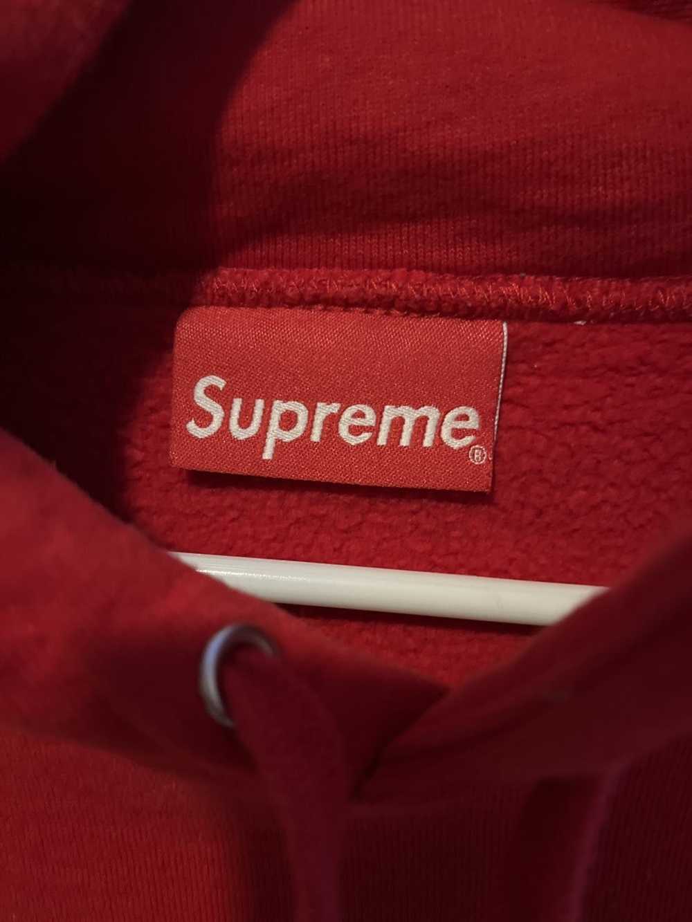 Supreme Supreme Logo Rib Hoodie - image 6