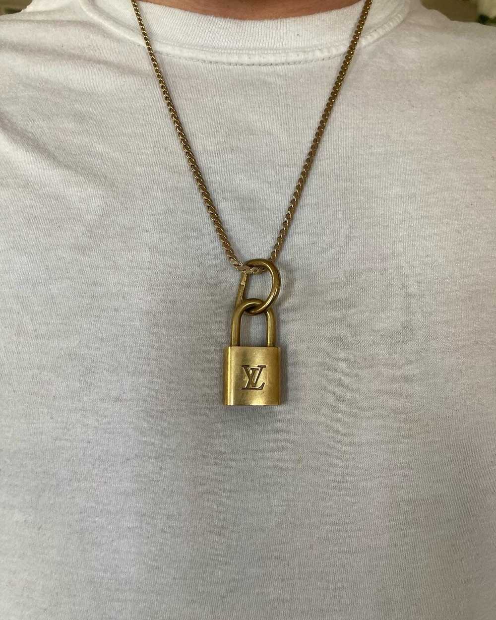 Louis Vuitton Louie Vuitton Lock Necklace - image 1