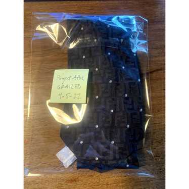 Fendi FENDI Men's Tie Signature FF in Jacquard wi… - image 1