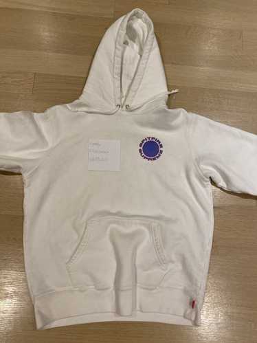 Supreme spitfire store hoodie white