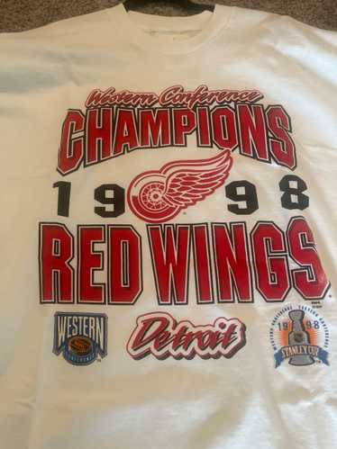 1998 vintage Detroit red wings tee