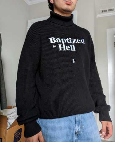 MXDVS Baptized in Hell Turtleneck Sweater