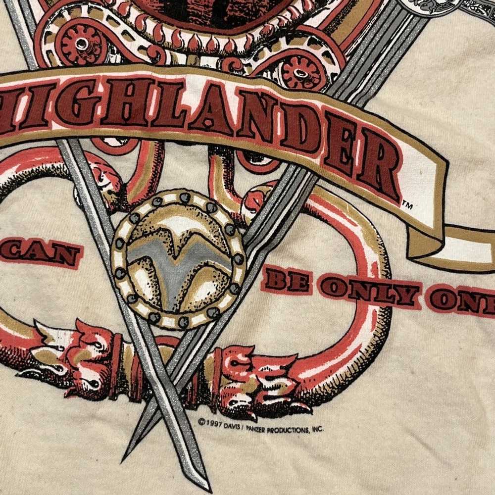 Movie × Vintage 97’ Highlander Movie Shirt - image 3