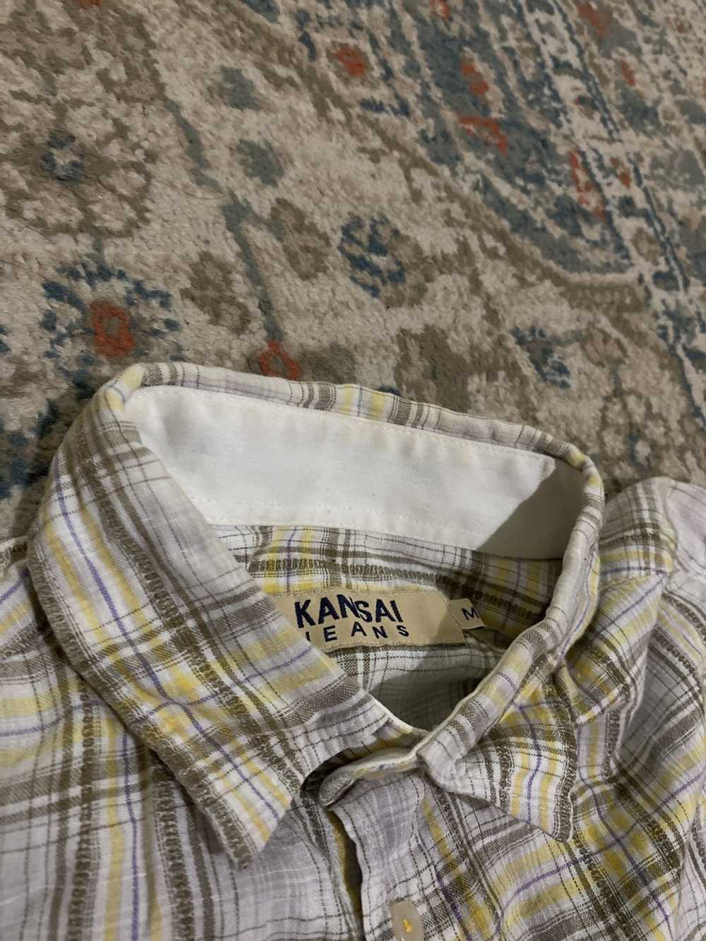 Kansai Yamamoto Kansai Jeans Striped Design Shirt… - image 4